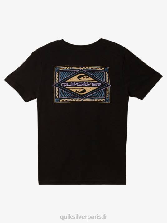 garçons Quiksilver 8-16 t-shirt vibrant D6PT1944 noir