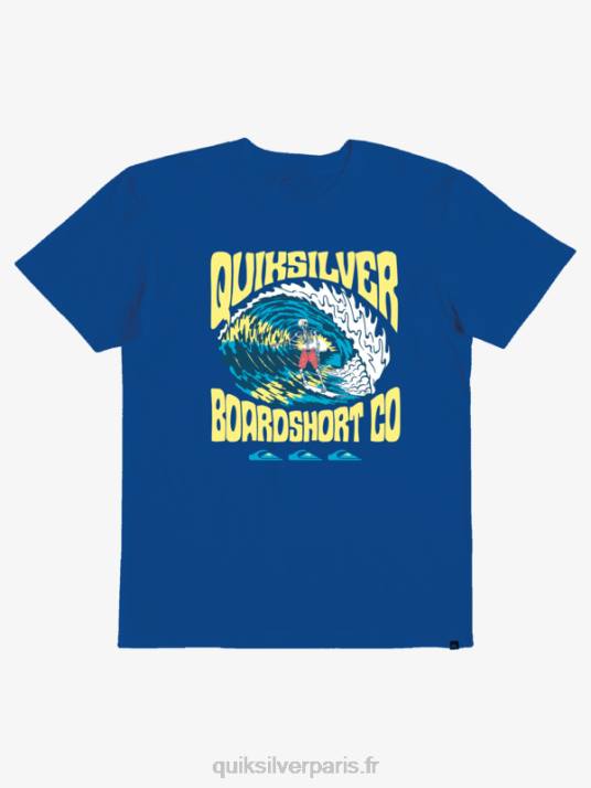 garçons Quiksilver 8-16 vie supérieure t-shirt D6PT2208 tuba bleu