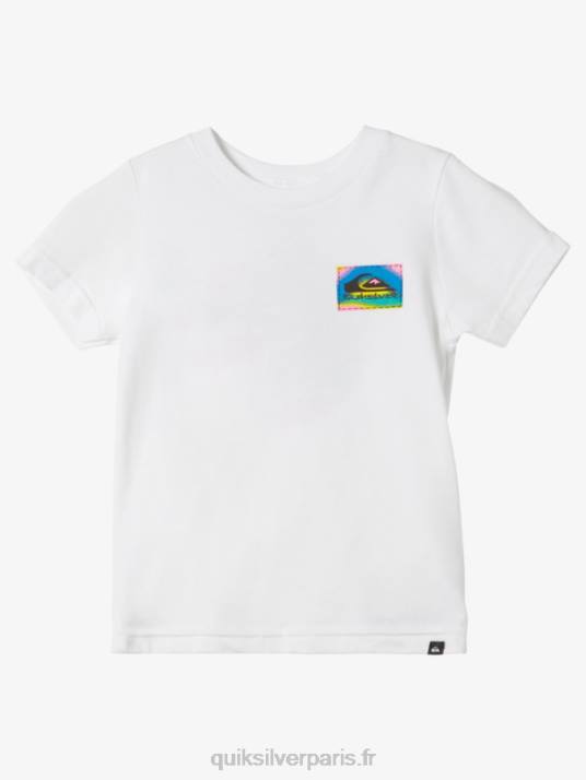 garçons Quiksilver T-shirt 2-7 couleurs D6PT2094 blanc