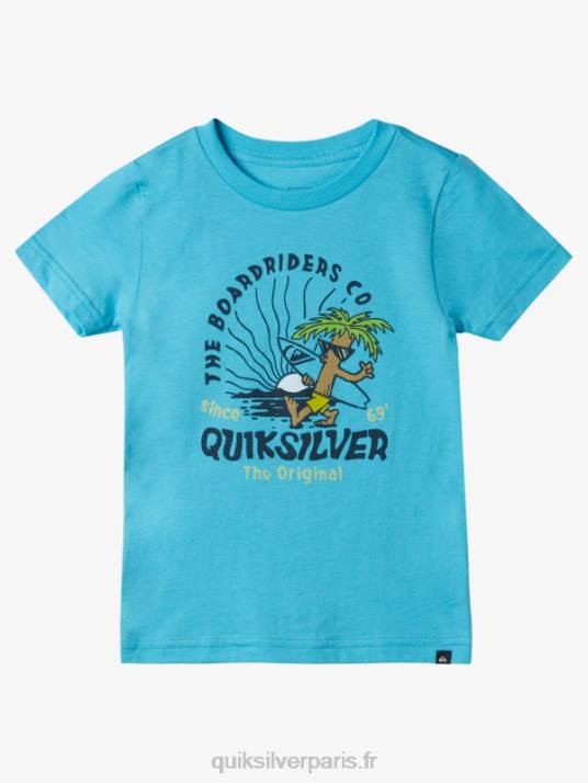 garçons Quiksilver Tee-shirt 2-7 esprit paisible D6PT1938 bleu rivière