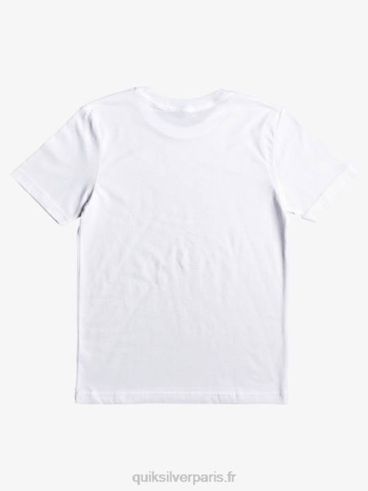 garçons Quiksilver Tee-shirt 2-7 à risques D6PT2170 blanc
