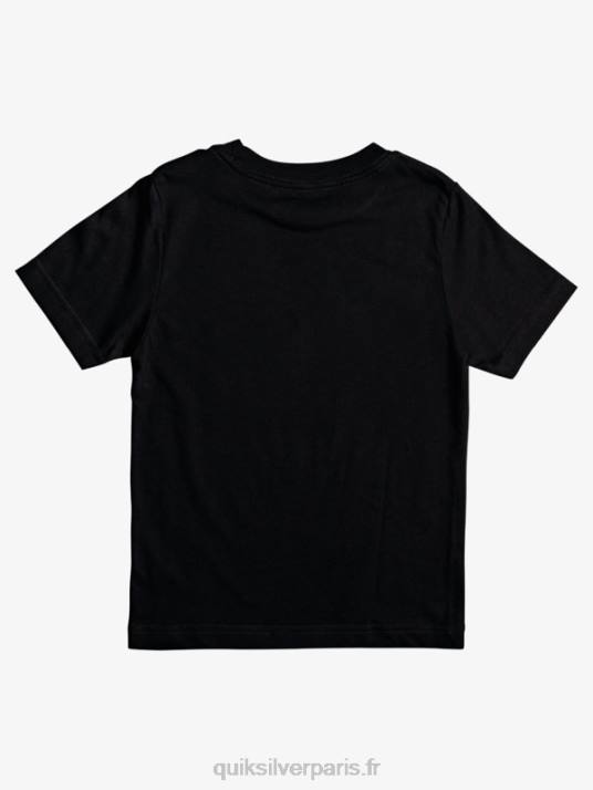 garçons Quiksilver Tee-shirt 8-16 entre les lignes D6PT2091 noir