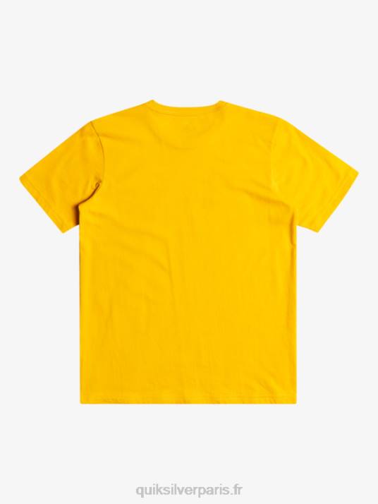 garçons Quiksilver logo comp - t-shirt D6PT2316 tige d\'or