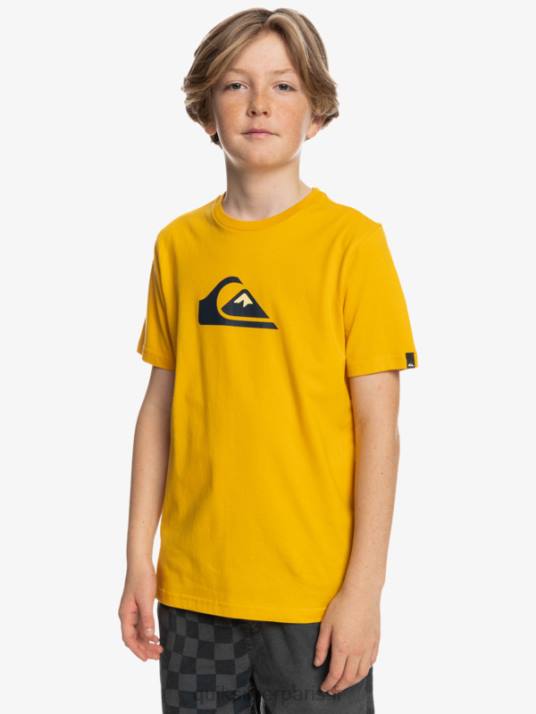 garçons Quiksilver logo comp - t-shirt D6PT2316 tige d\'or