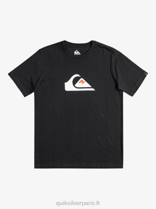 garçons Quiksilver logo comp - t-shirt D6PT2317 noir