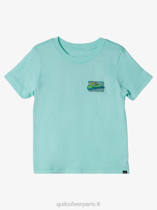 garçons Quiksilver t-shirt 2-7 dégradé rétro D6PT2143 verre de plage