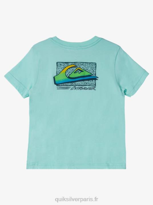 garçons Quiksilver t-shirt 2-7 dégradé rétro D6PT2143 verre de plage