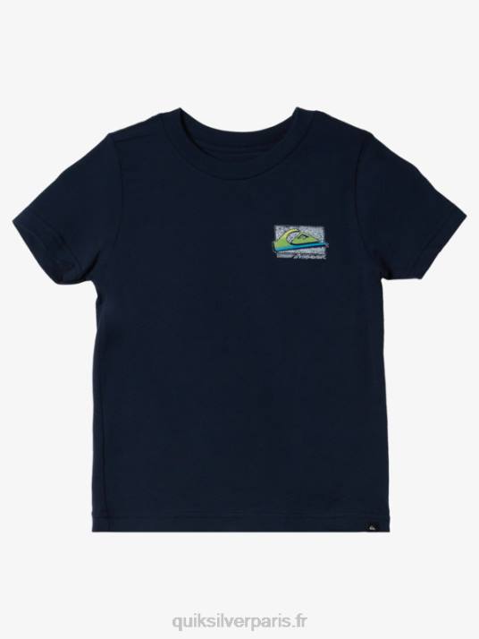 garçons Quiksilver t-shirt 2-7 dégradé rétro D6PT2144 blazer bleu marine