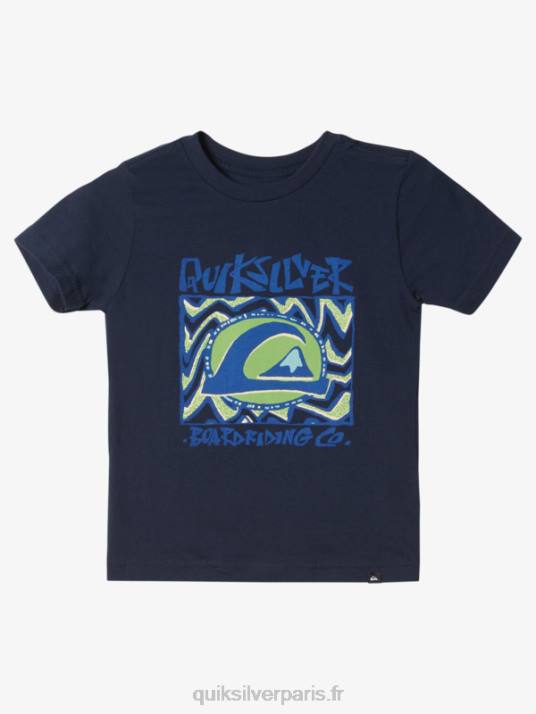 garçons Quiksilver t-shirt 2-7 soleil de minuit D6PT1963 blazer bleu marine
