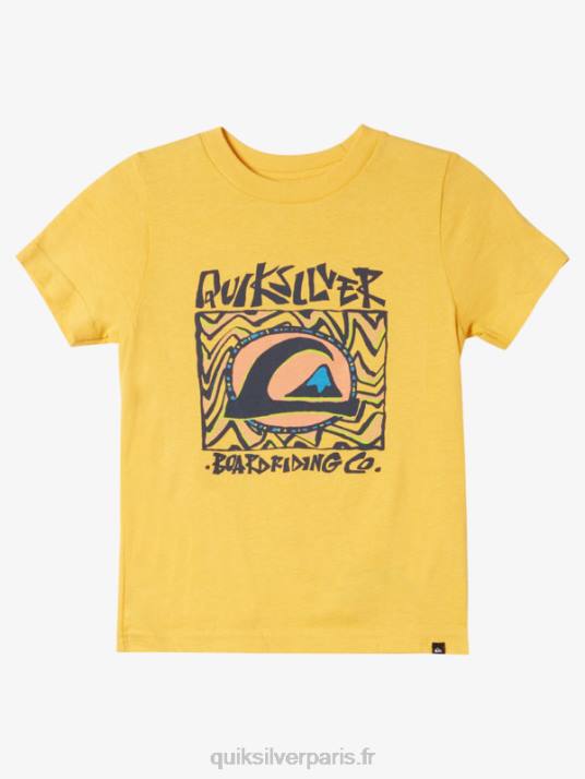 garçons Quiksilver t-shirt 2-7 soleil de minuit D6PT1964 jaune jaune