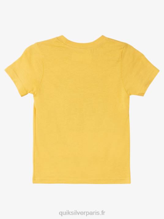 garçons Quiksilver t-shirt 2-7 soleil de minuit D6PT1964 jaune jaune