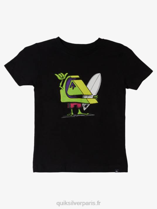 garçons Quiksilver t-shirt copain de surf 2-7 D6PT2159 noir