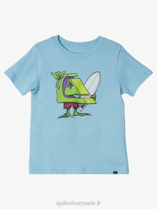 garçons Quiksilver t-shirt copain de surf 2-7 D6PT2160 bleu ciel