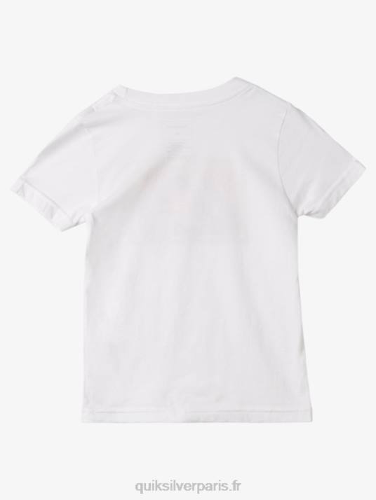 garçons Quiksilver t-shirt héritage 2-7 rad D6PT1960 blanc