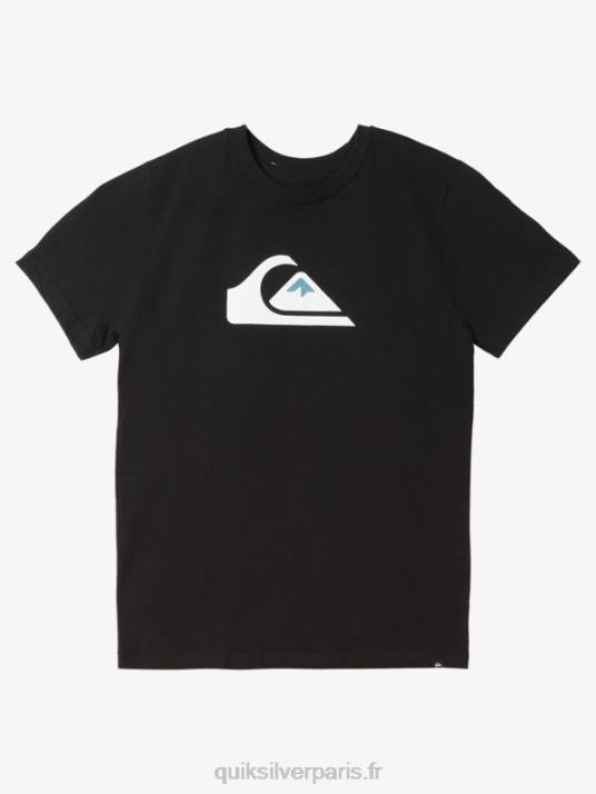 garçons Quiksilver t-shirt à logo 8-16 D6PT1961 noir