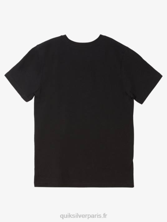 garçons Quiksilver t-shirt à logo 8-16 D6PT1961 noir
