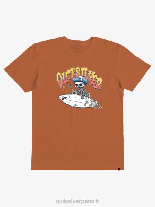 garçons Quiksilver t-shirt équipe du vendredi 2-7 D6PT2232 La Mecque de l'orange