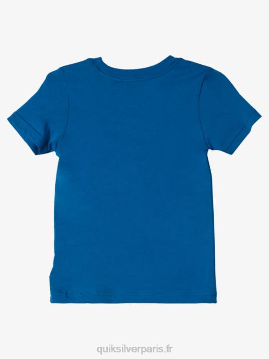 garçons Quiksilver t-shirt tunnel de lumière 2-7 D6PT2129 tuba bleu