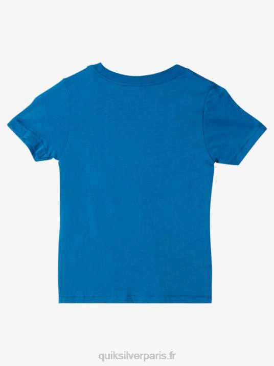 garçons Quiksilver t-shirt voiture escapade 2-7 D6PT1949 tuba bleu