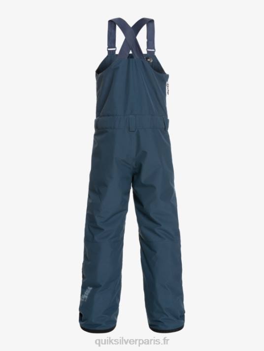 garçons Quiksilver 8-16 pantalon à bavette isolé pour neige mash up D6PT2319 insigne bleu