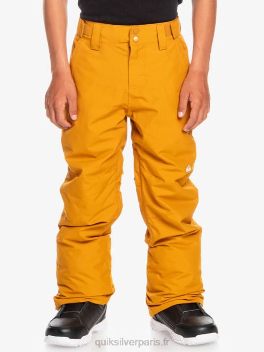 garçons Quiksilver 8-16 pantalons de neige break D6PT2293 nerprun brun