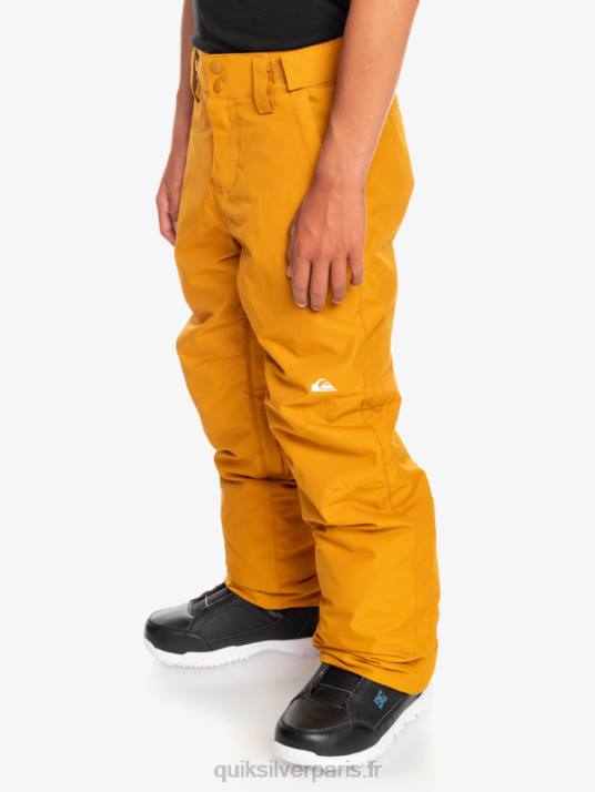 garçons Quiksilver 8-16 pantalons de neige break D6PT2293 nerprun brun