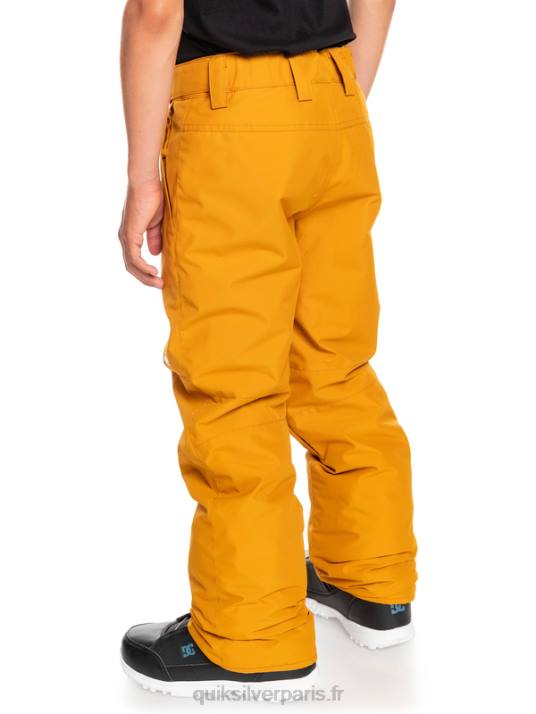 garçons Quiksilver 8-16 pantalons de neige break D6PT2293 nerprun brun