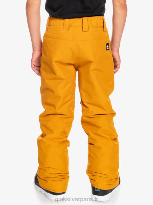 garçons Quiksilver 8-16 pantalons de neige break D6PT2293 nerprun brun