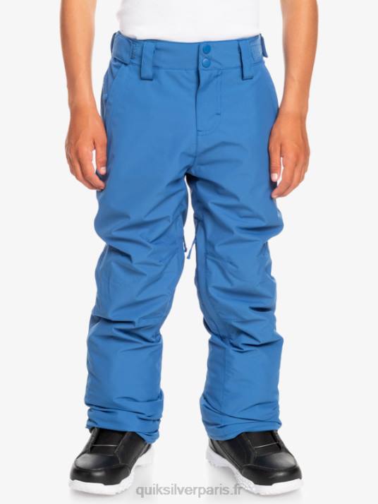 garçons Quiksilver 8-16 pantalons de neige break D6PT2294 cobalt brillant