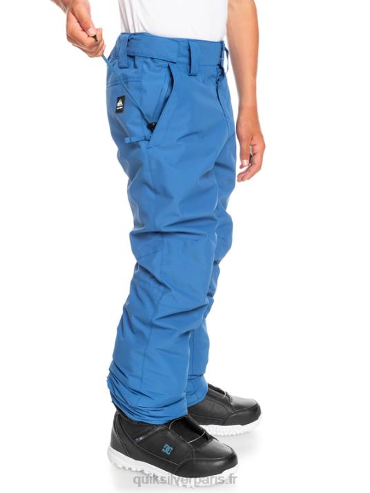 garçons Quiksilver 8-16 pantalons de neige break D6PT2294 cobalt brillant