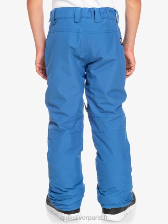 garçons Quiksilver 8-16 pantalons de neige break D6PT2294 cobalt brillant