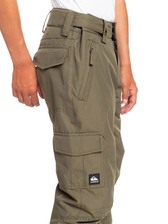 garçons Quiksilver 8-16 pantalons de neige porter D6PT2259 feuille de vigne
