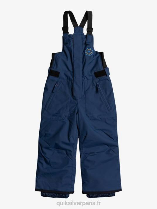 garçons Quiksilver Pantalon de neige bleu marine isolé 2-7 boogie D6PT2296 insigne bleu