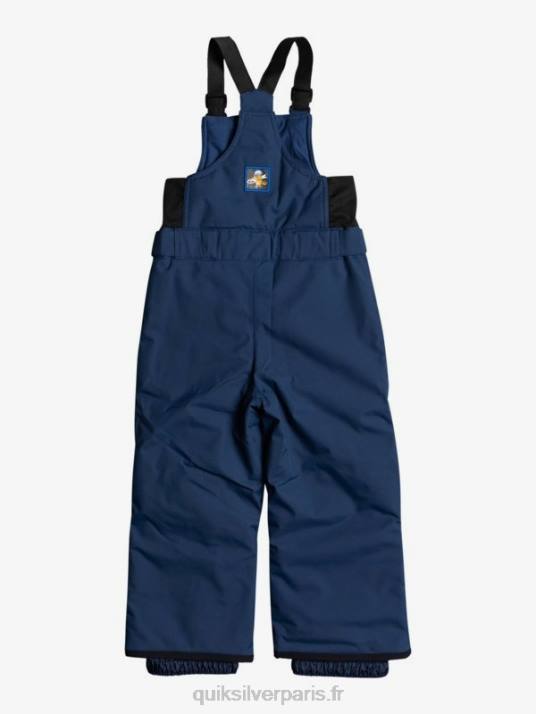 garçons Quiksilver Pantalon de neige bleu marine isolé 2-7 boogie D6PT2296 insigne bleu