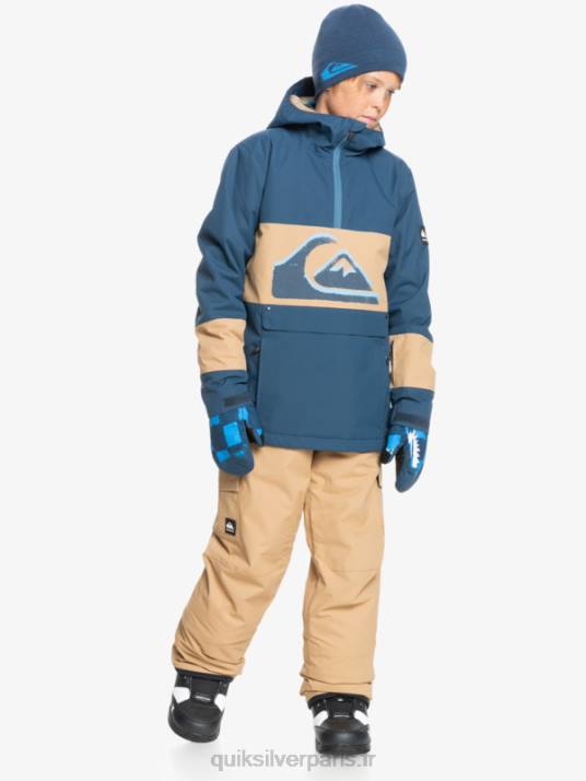 garçons Quiksilver Pantalon de neige kaki isolé 8-16 porter D6PT2260 tanin