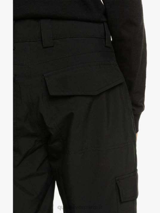 garçons Quiksilver Pantalon de neige noir isolé 8-16 porter D6PT2258 vrai noir