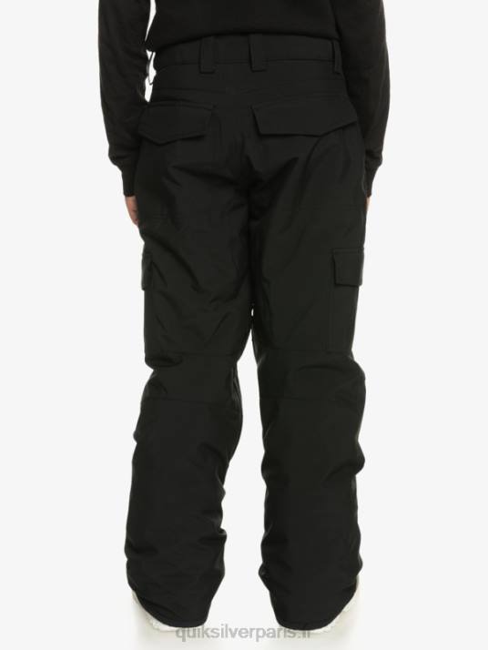 garçons Quiksilver Pantalon de neige noir isolé 8-16 porter D6PT2258 vrai noir