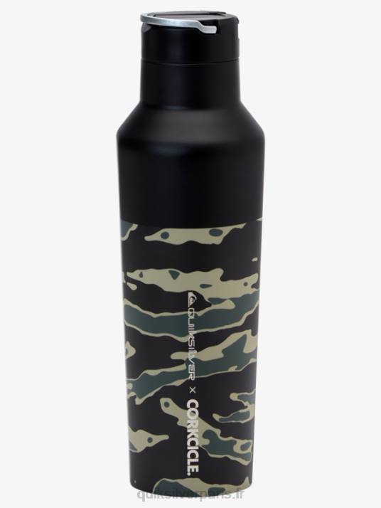 Hommes Quiksilver x Corkcicle bouteille d\'eau D6PT1182 bataille cruciale d\'impression de camouflage