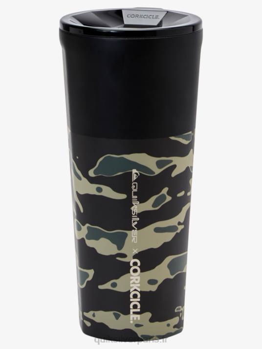 Hommes Quiksilver x Corkcicle gobelet classique D6PT1215 bataille cruciale d'impression de camouflage