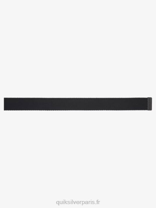Hommes Quiksilver la ceinture de sangle de confiture D6PT42 noir