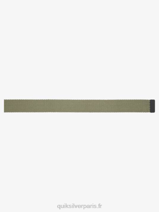 Hommes Quiksilver la ceinture de sangle de confiture D6PT42 noir