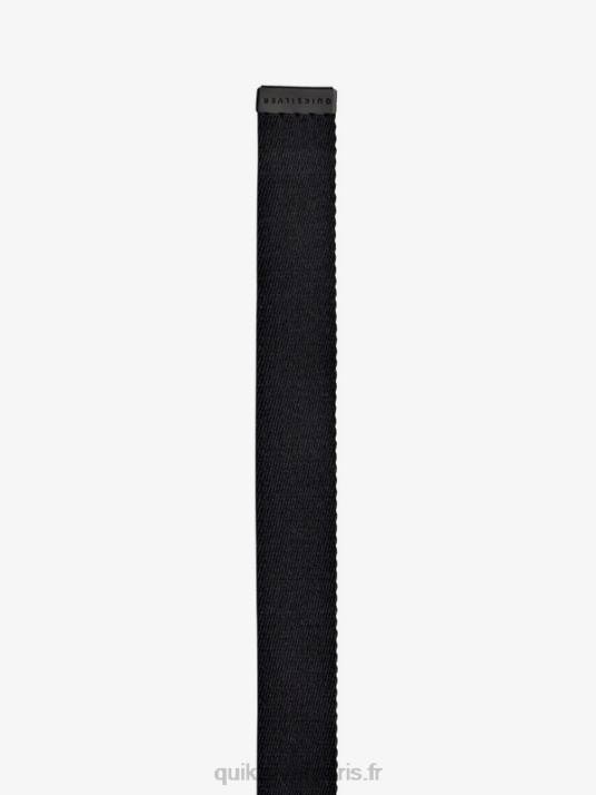 Hommes Quiksilver la ceinture de sangle de confiture D6PT42 noir