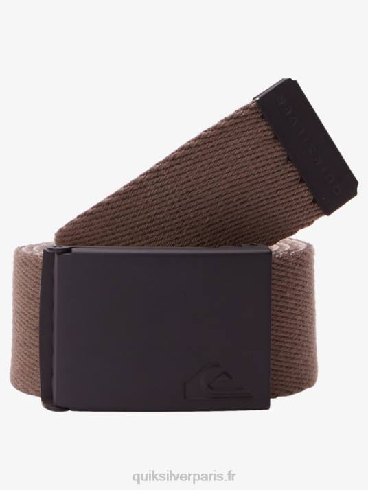 Hommes Quiksilver la ceinture de sangle de confiture D6PT44 Pépite de chocolat
