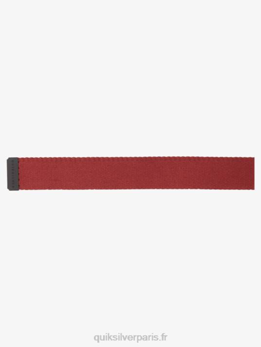 Hommes Quiksilver la ceinture de sangle de confiture D6PT45 Marsala