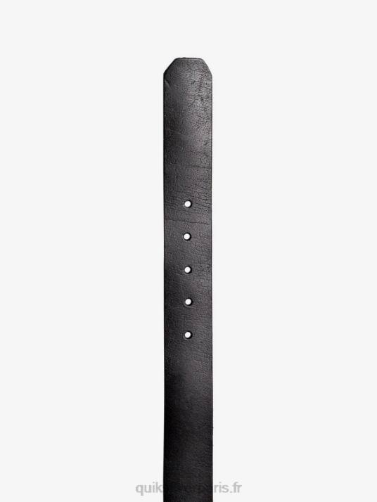 Hommes Quiksilver la ceinture en cuir de tous les jours D6PT1053 noir