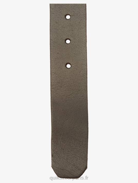Hommes Quiksilver la ceinture en cuir de tous les jours D6PT1054 chocolat