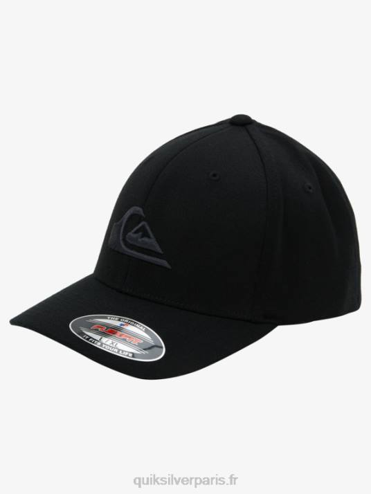 Hommes Quiksilver bonnet flexfit montagne et vague D6PT1434 noir