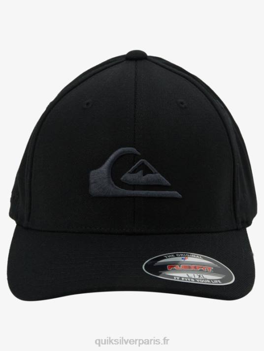 Hommes Quiksilver bonnet flexfit montagne et vague D6PT1434 noir