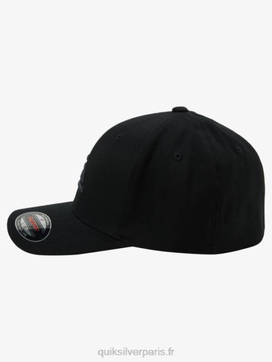 Hommes Quiksilver bonnet flexfit montagne et vague D6PT1434 noir