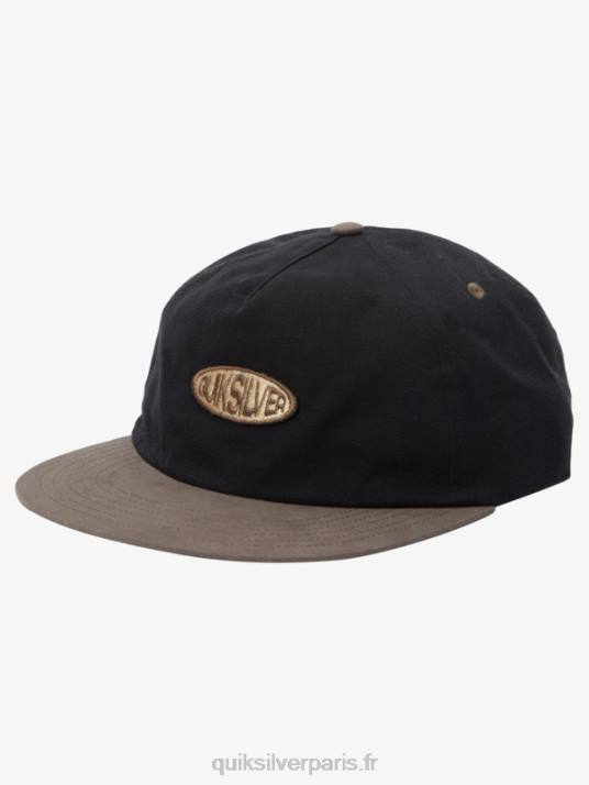 Hommes Quiksilver casquette de baseball Zinger D6PT604 noir/noir de jais